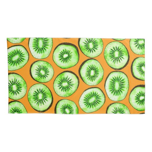 Kiwi snijwanden kussensloop (Achterkant-Rechts)