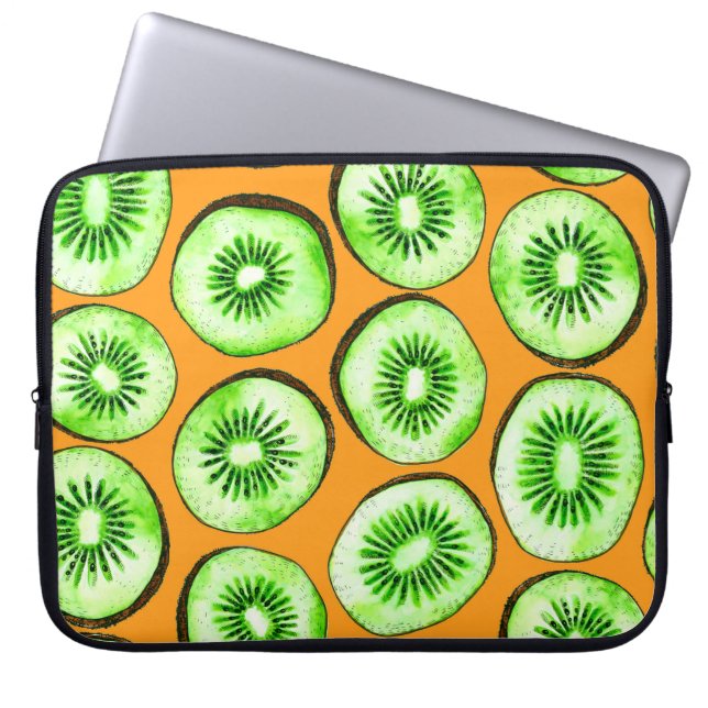 Kiwi snijwanden laptop sleeve (Voorkant)