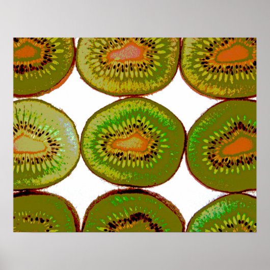 Kiwi snijwanden poster (Voorkant)