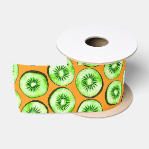 Kiwi snijwanden satijnen lint