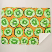 Kiwi snijwanden sherpa deken (Voorkant (horizontaal))