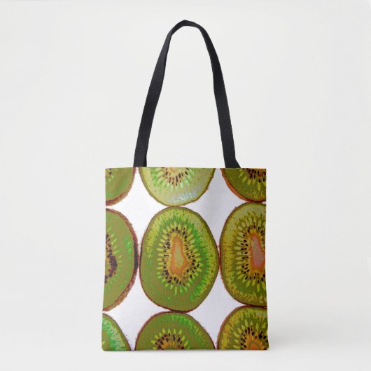 Kiwi snijwanden tote bag (Voorkant)