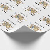 Kiwi-spelgitaar Cadeaupapier (Hoek)