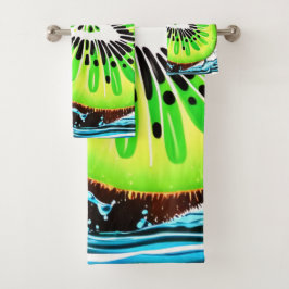 Kiwi Splash van frisheid Bad Handdoek
