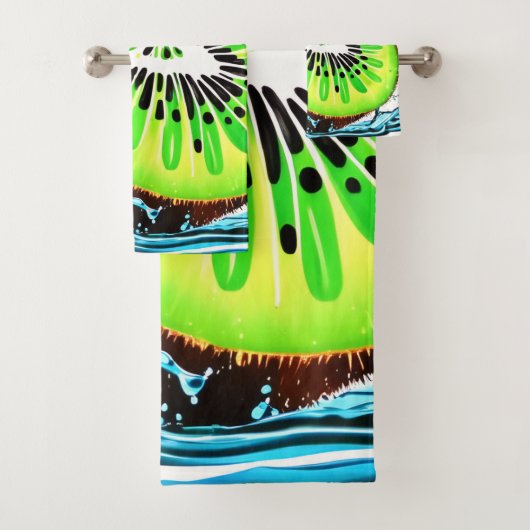 Kiwi Splash van frisheid Bad Handdoek (Insitu)