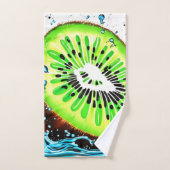 Kiwi Splash van frisheid Bad Handdoek (Handdoek)