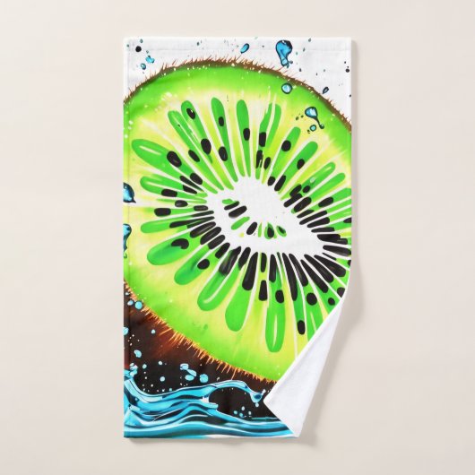 Kiwi Splash van frisheid Bad Handdoek (Handdoek)