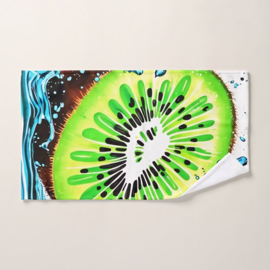 Kiwi Splash van frisheid Bad Handdoek (Handdoek)