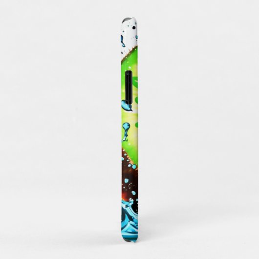 Kiwi Splash van frisheid Case-Mate iPhone Case (Achterkant/rechts)