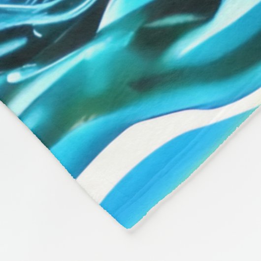 Kiwi Splash van frisheid Fleece Deken (Hoek)