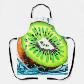 Kiwi Splash van frisheid Schort (Voorkant)