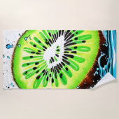 Kiwi Splash van frisheid Strandlaken (Voorkant)