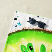 Kiwi Splash van frisheid Strandlaken (In situ)