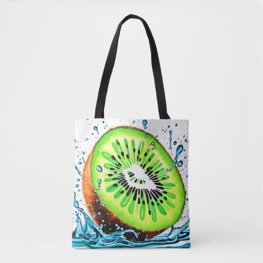 Kiwi Splash van frisheid Tote Bag (Voorkant)