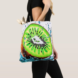 Kiwi Splash van frisheid Tote Bag