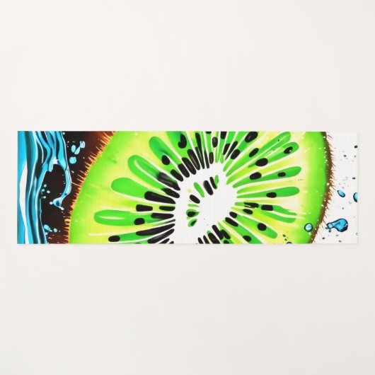 Kiwi Splash van frisheid Yogamat (Voorkant (horizontaal))