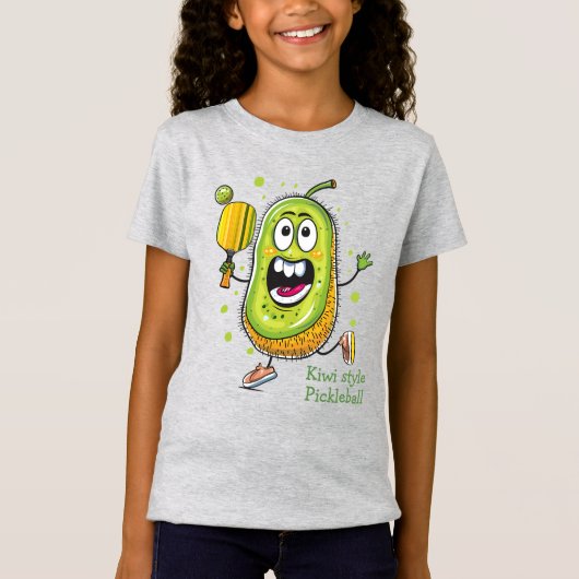 Kiwi stijl Pickleball T-shirt (Voorkant)