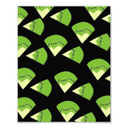 Kiwi Stukken Foto Afdruk (Voorkant)