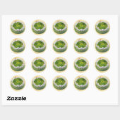 Kiwi taart ronde sticker (Vel)