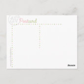 Kiwi the Parakeet Briefkaart (Achterkant)