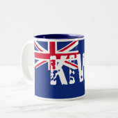 Kiwi Tweekleurige Koffiemok (Voorkant links)