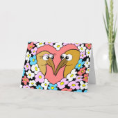 Kiwi Valentijn met Wenskaart Feestdagen Kaart (Voorkant)