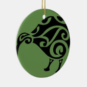 KIWI van AOTEAROA nieuw-zeeland Keramisch Ornament (Rechts)