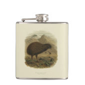 Kiwi Vinyl-Wrapped Flask Heupfles (Voorkant)