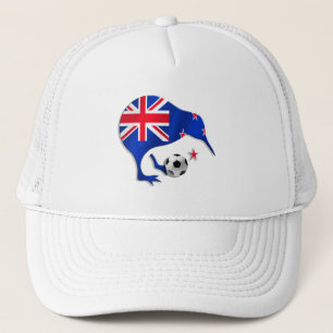 Kiwi voetbalspeler Soccer team cup cadeaus Trucker Pet