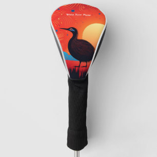 Kiwi Vogel bij Twilight Golfheadcover