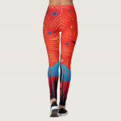 Kiwi Vogel bij Twilight Leggings (Achterkant)