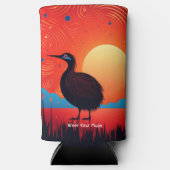 Kiwi Vogel bij Twilight Seltzer Blikjeskoeler (Voorkant)