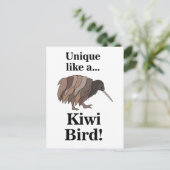 Kiwi vogel briefkaart (Staand voorkant)