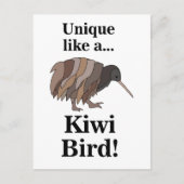 Kiwi vogel briefkaart (Voorkant)