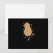 Kiwi Vogel fahrt Rollschuh Inline Schaatsen Briefkaart (Voorkant / Achterkant)