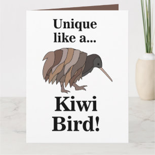Kiwi vogel kaart