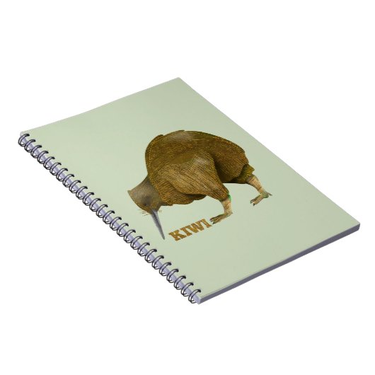 Kiwi vogel Nieuw-Zeeland Notitieboek (Rechterzijde)