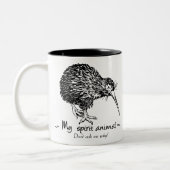 Kiwi-vogel Tweekleurige Koffiemok (Links)
