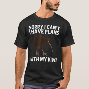 Kiwi-vogel voor mannen Wildlife Dierlijk Nieuw-Zee T-shirt