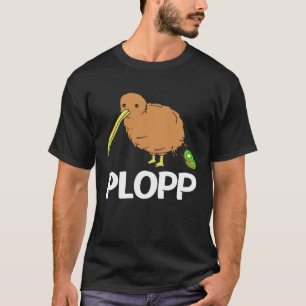 Kiwi Vogelpoep Kiwi Fruit Vogel Woordspeling T-shirt