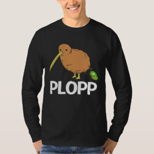 Kiwi Vogelpoep Kiwi Fruit Vogel Woordspeling T-shirt