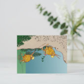 Kiwi Vogelrots klimmen Briefkaart (Staand voorkant)