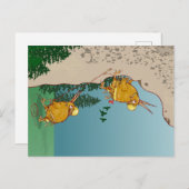 Kiwi Vogelrots klimmen Briefkaart (Voorkant / Achterkant)