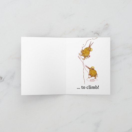 Kiwi Vogelrots klimmen Kaart (Binnen)