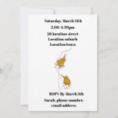 Kiwi Vogelrots klimmen Kaart (Achterkant)