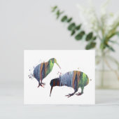 Kiwi-vogels Briefkaart (Staand voorkant)