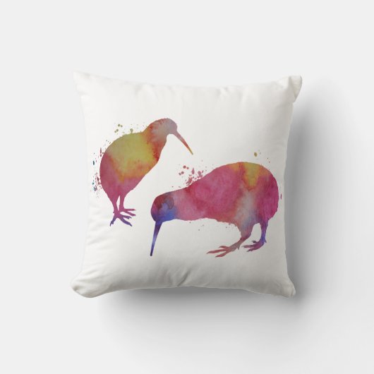 Kiwi-vogels Kussen (Voorkant)