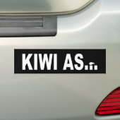 Kiwi voor iedereen uit Nieuw-Zeeland Bumpersticker (Op auto)