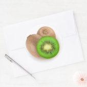 Kiwi-vruchten Ronde Sticker (Envelop)