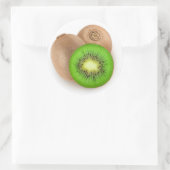 Kiwi-vruchten Ronde Sticker (Tas)